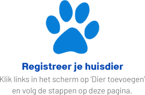 registratie huisdier