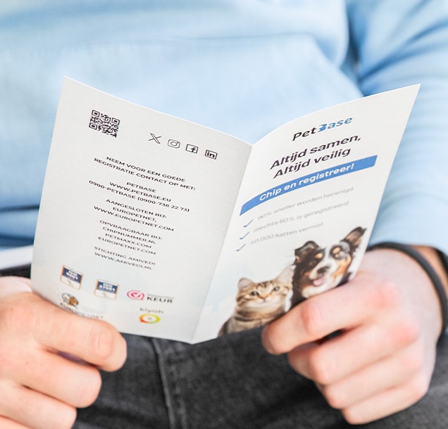 Gegevens wijzigen doe je volledig gratis bij PetBase- chipregistratie wijzigingen